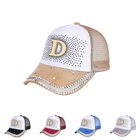 Breathable Sequin Baseball Cap for Men Women Adjustable Casual Sports Hat