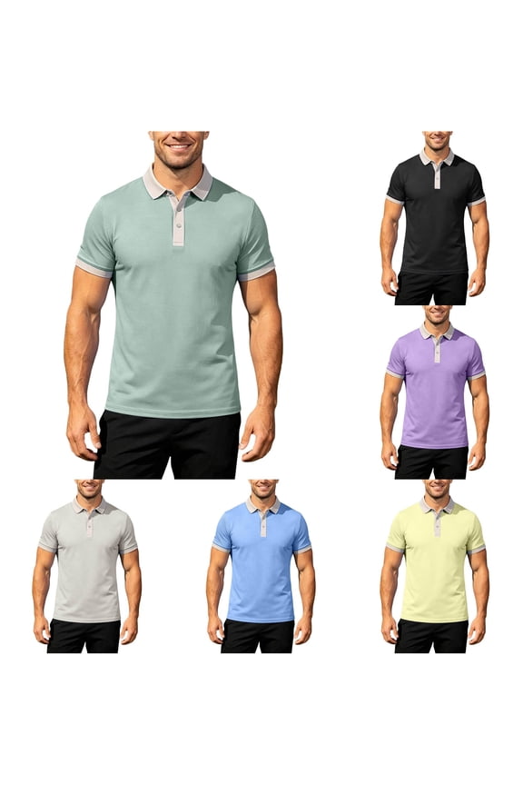 Breathable Shirt for Running and Workout Solid Peak Lap Style Performance for Training T Shirts Men Pack Men Tops Spandex Workout Shirt