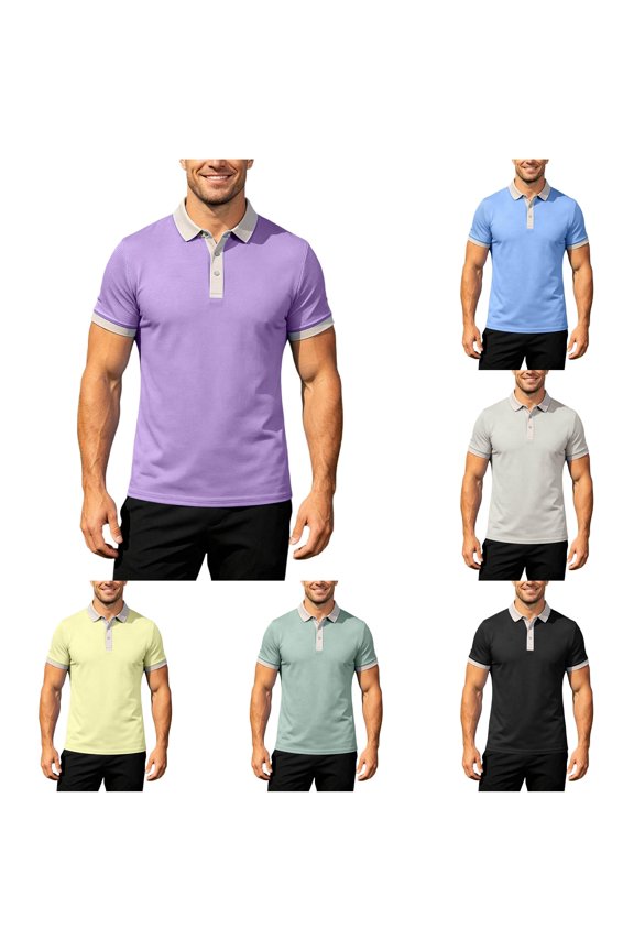 Breathable Shirt for Running and Workout Solid Peak Lap Style Performance for Training T Shirts Men Pack Men Tops Spandex Workout Shirt