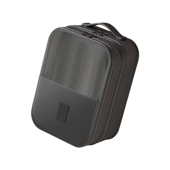 Breathable Shoe Storage Bag with Visible Mesh Window, Water Repellent Outer Fabric, Durable Inner Lining, and Luggage Attachment for Travel and Everyday Shoe Organization