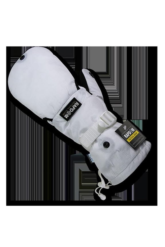 Breathable Shooters Mittens, White, XL