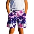thumbnail image 1 of Breathable Shorts for Girls 14-16 KkSLirnhs Kids Fashion Boy and Girls' Casual Printed Summer Beach Shorts Adjustable Waist Swim Shorts, 1 of 6