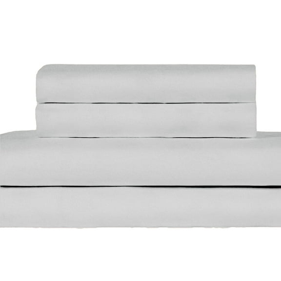 Breathable Silky Soft Cotton Sateen Bed Sheets Set, Hotel Quality Cooling Percale Weave Solid Sheet,Soft Microfiber, Resistant,Fade Resistant,Twin,Full, Size Bedding