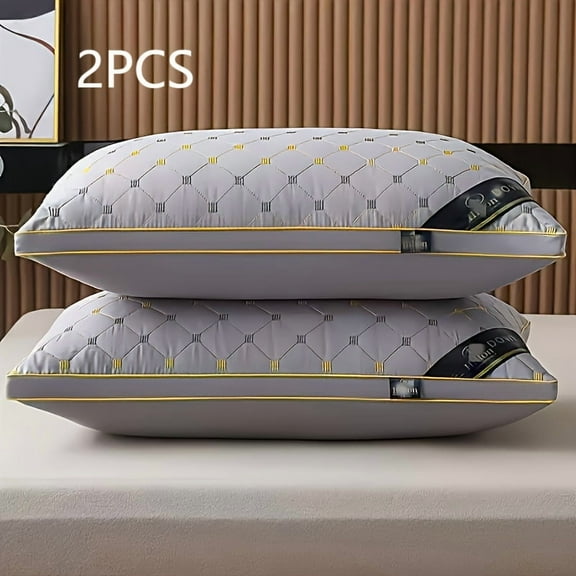 Breathable Sleep Pillow, Bedding Throw Pillow, Soft Pillow Core, Hotel Cool Quality, Indoor Decorative Pillow, Sleep Pillow, Belly or Side Sleeping, Multi-Purpose, Ergonomic