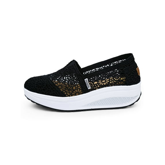 Breathable Slip On Shoes for Women Lightweight Casual Shoes Fashion Women Loafer Nonslip Sneakers