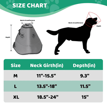 Breathable Soft Dog Cone – Post-Surgery Recovery Collar for Large/Medium/Small Dogs, Adjustable Drawstring & Buckle Design to Prevent Licking/Scratching Wounds