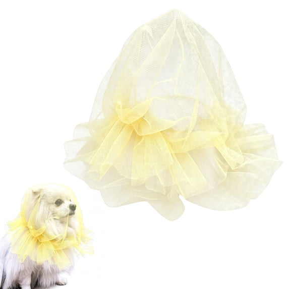 Breathable Soft Mesh Dog Head Cover, Anti Scavenging Face Net Prevents Random Eating for Cats, Small & Medium Dogs