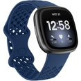 thumbnail image 1 of Breathable Sport Watch Band Adjustable Quick-Release Strap Sweatproof Silicone Smartwatch Replacement Wristband for Fitness and Daily Wear, 1 of 4