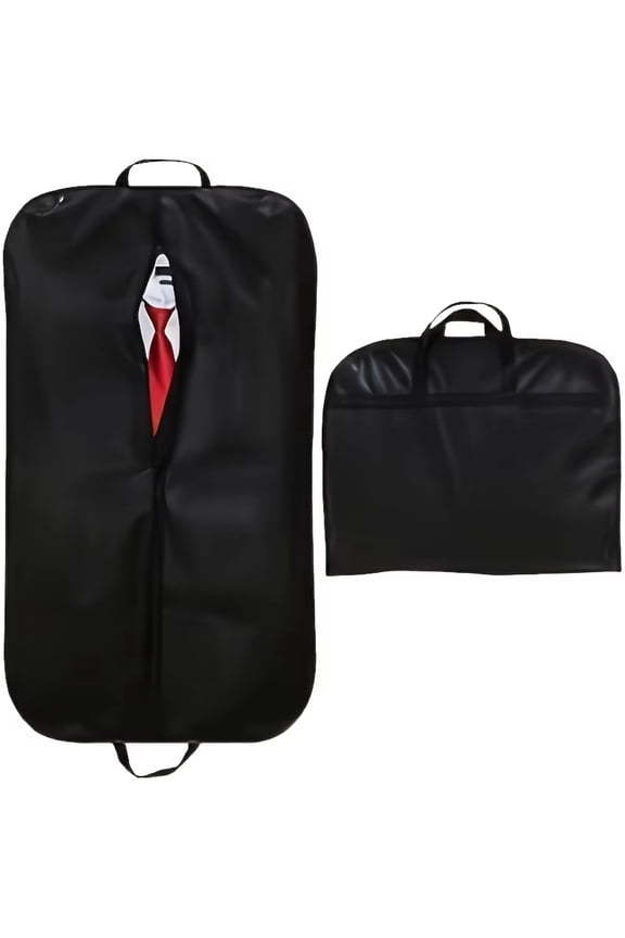 Breathable Suit Cover, Non-Woven Dust-Proof Garment Bag with Portable Handle for Closet Organization, Travel Storage Room, Shirts, Coats, Dresses, Jacket Clothes Protector