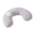 thumbnail image 1 of Breathable Summer Pet U-Shaped Neck Pillow, Cartoon Embroidered Cat Dog Neck Support Sleeping Cushion, Soft Pet Headrest Pillow for Small Medium Dogs Cats Indoor Use(L,D), 1 of 5