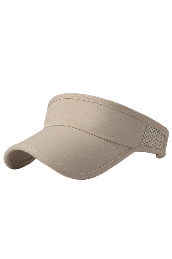 Breathable Summer Sports Visor Hat for Outdoor Activities – Lightweight Adjustable Headband, Wide Brim Sun Protection, Sweat-Wicking Spandex – Ideal for Running, Hiking, Cycling, Gardening (1PC)