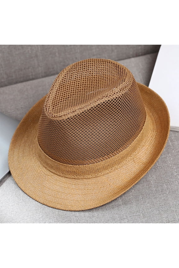 Breathable Sun Hat Mesh Grass Fabric Outdoor Fishing Hiking Gardening Adjustable Wide Brim Lightweight Ventilated Summer Sun Protection Cap for Men Women UV Shade Travel Beach Outdoor Wear