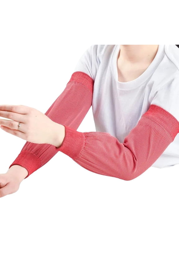 Breathable Sun Protective Arm Sleeves, UV Defense Cooling Long Covers for Men & Women, Elastic Arm Guards for Outdoor Sports, Driving, Cycling, Gardening, Work
