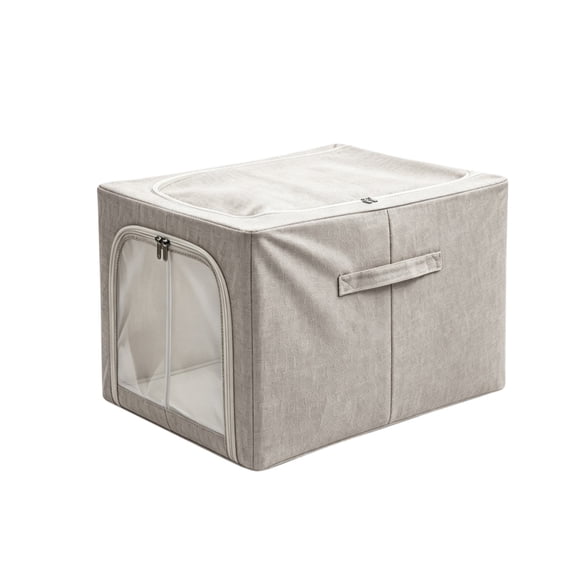 Breathable Sweater Storage Bag, Natural Cedar Moth Proof Organizer For Closet, Canvas Container For Seasonal Clothing