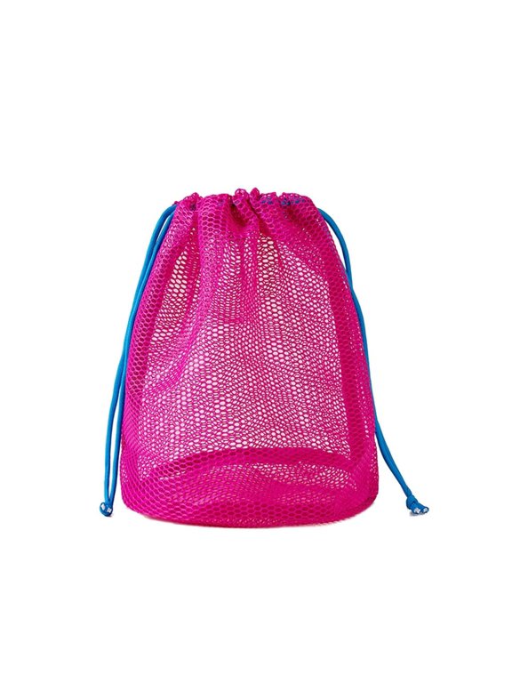 Breathable Swim Organiser Bag Large Capacity Meshed Drawstring Closure Holds Cosmetics Toiletries for Beach Travel by LUVNIMB