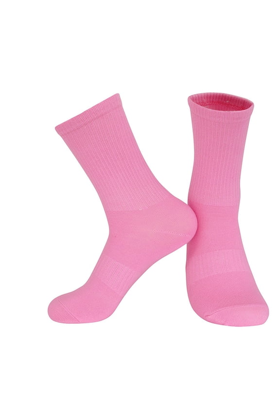 Breathable Thin Wicking Ladies Casual Socks Candy Colors Mid Calf All Sports Socks One Size