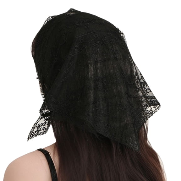 Breathable Triangular Scarf Lightweight Head Cover Summer Casual Wear