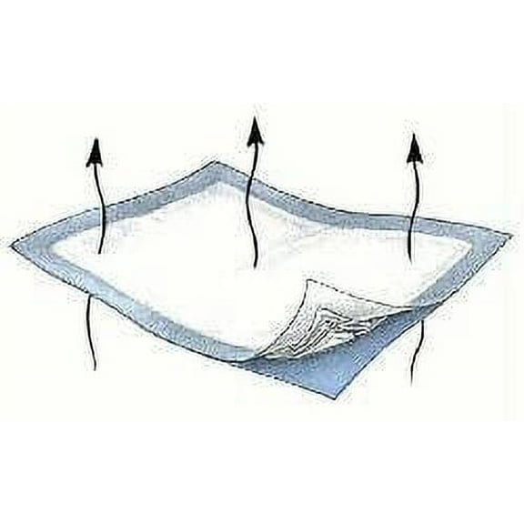 Breathable Underpad Wings (Maxiflo) 30 X 36 Inch, Heavy Absorbency, Covidien 984 - Case of 60