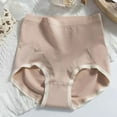 thumbnail image 1 of Breathable Underwear for Women Women's Lace Abdomen Mid-Rise Waist and Hip Lift Comfortable Body Breathable Underwear Briefs Pink Free Size, 1 of 2