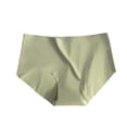 thumbnail image 1 of Breathable Underwear for Women New Womens Plus Size Underwear No Show Seamless High Cut Mid-Waist Panty Soft Stretch Briefs New Green L, 1 of 3