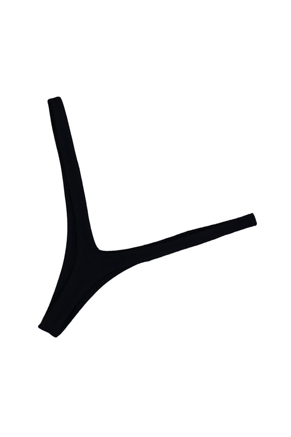 Breathable V String Underwear Plunging Cut Narrow Strap design Cotton Minimal Coverage Intimate Wear