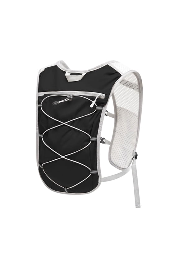 Breathable Vest Backpack Suitable for Outdoor Running Cycling and Hiking With Multiple Pockets and Reflective Safety