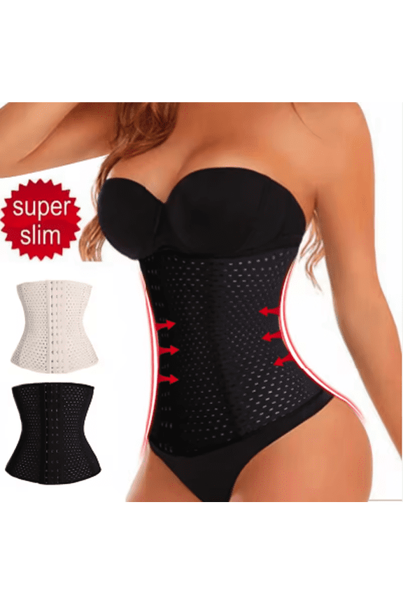 Breathable Waist Trainer Corset Belt  Slimming Workout Body Shaper - Small