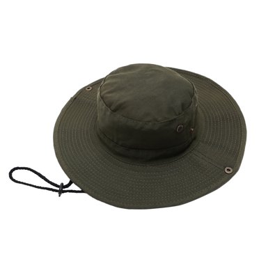Breathable Wide Brim Boonie Hat Outdoor Waterproof UPF 50+ Sun Protection Mesh Safari Sun hat for Travel Fishing