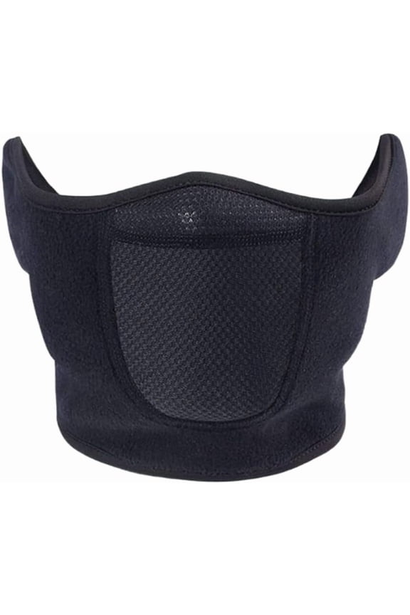 Breathable Winter Balaclava Half Ear Warmer Windproof Men Women for Skiing Snowboarding Motorcycling