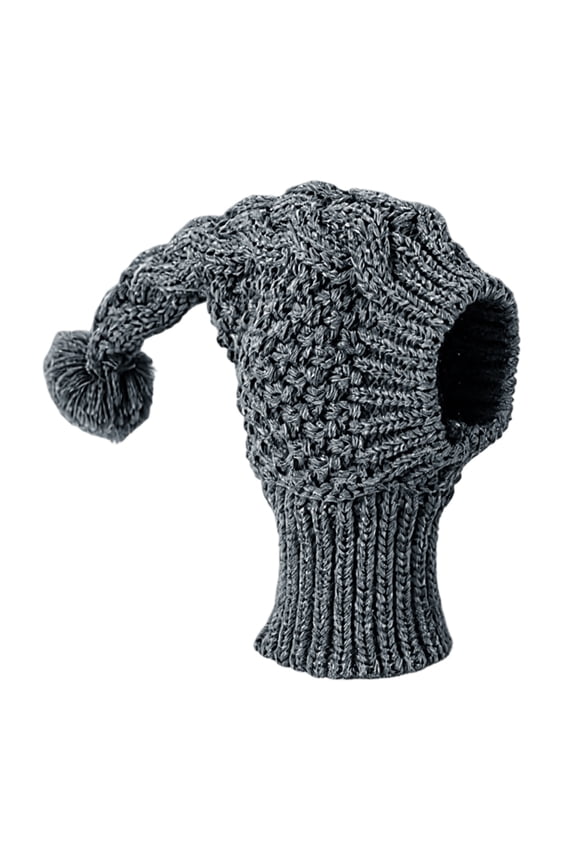 Breathable Winter Dog Hat Warm Acrylic Fibre Knitted Hat For Whippets Italian Greyhounds Daily Use Cold Weather Walking