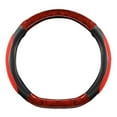 thumbnail image 1 of Breathable Wood Grain Steering Wheel Cover for Comfortable Grip, Universal Fit, Durable and Easy to Clean, 1 of 6