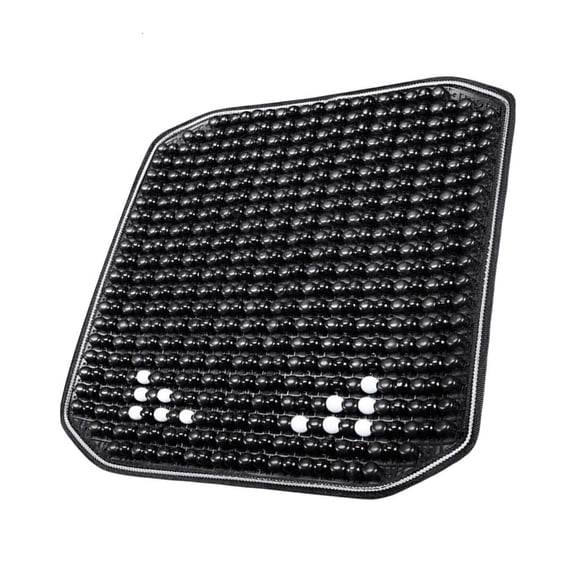 Breathable Wooden Seat Pad Handmade Bead Construction 42x42cm Seat Cushion For Chairs Sofas