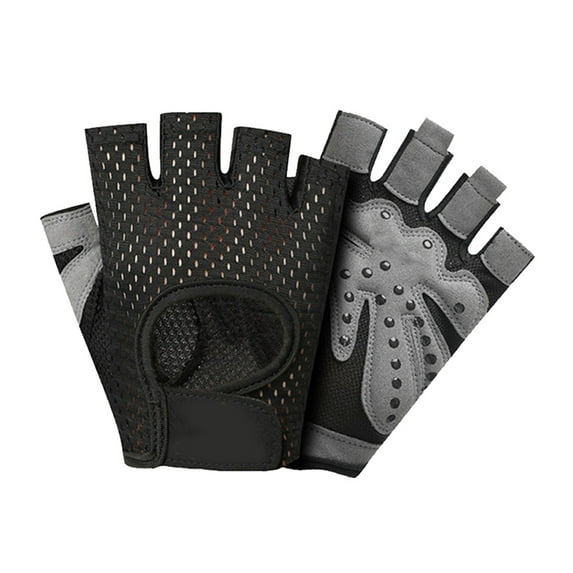 Breathable Workout Gloves, Weight Lifting Fingerless Gym Exercise Gloves with , Women and Men