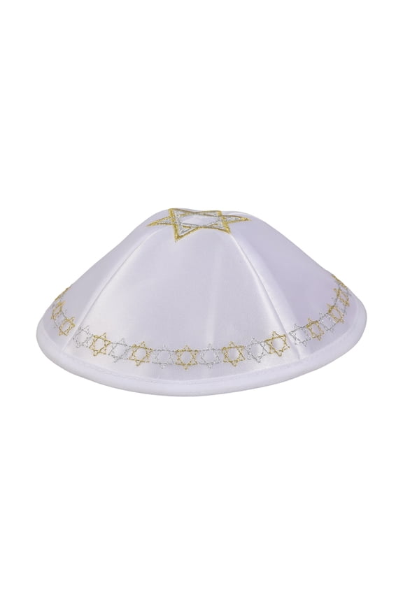 Breathable Yarmulke For Men Teens With Embroidery Pattern Designs Formal Cultural Event Head Wear Jews Skull Round Hat