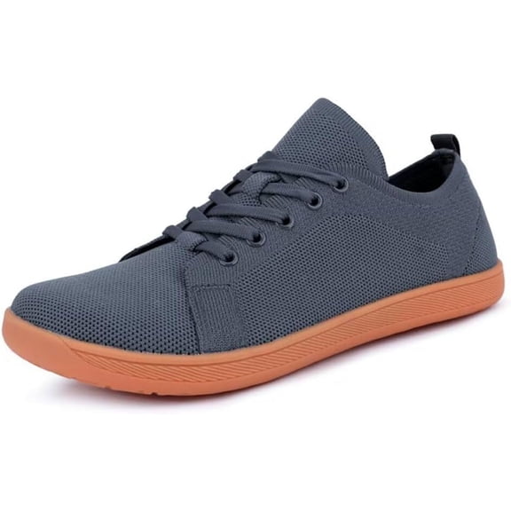 Breathable casual soft sole wide toe shoes flat hiking shoes wide last flying woven shoes sports couple fitness shoes