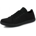 thumbnail image 1 of Breathable casual soft sole wide toe shoes flat hiking shoes wide last flying woven shoes sports couple fitness shoes, 1 of 15