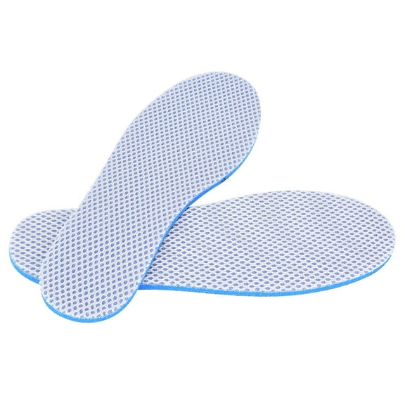 Breathable insole inserted with super soft cushioning, comfortable walking insole, double-layer latex foam perforated insole, replacement insole, suitable for any shoes, men or women[37-38yards]