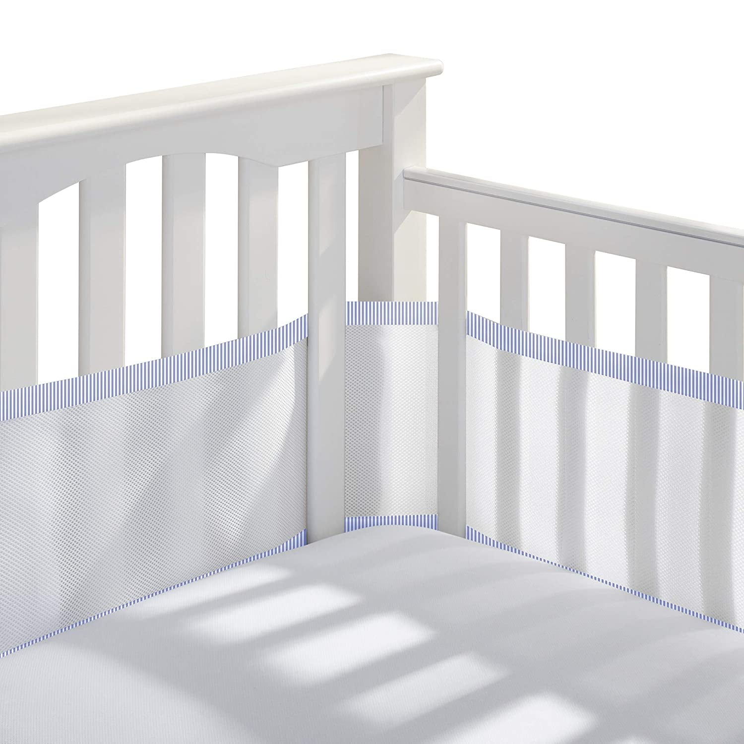 BreathableBaby Breathable Mesh Crib Liner Classic Collection White