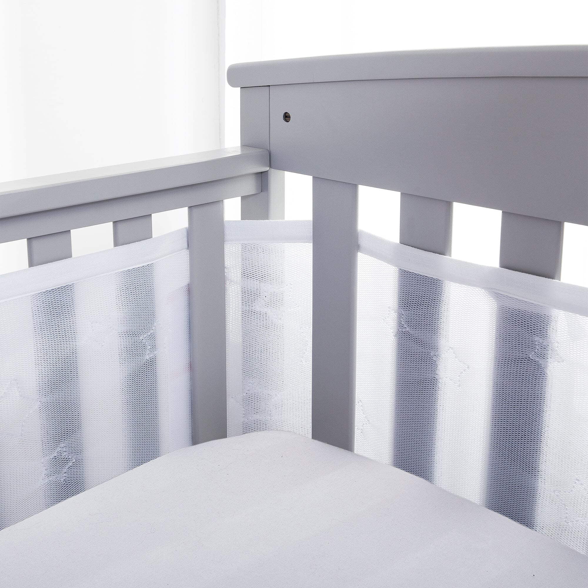 BreathableBaby Breathable Mesh Crib Liner – Deluxe Sheer Quilted ...