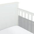 thumbnail image 1 of BreathableBaby Breathable Mesh Liner for Full-Size Cribs, Classic 3mm Mesh, Gray (Size 2FS Covers 2 Sides), 1 of 6