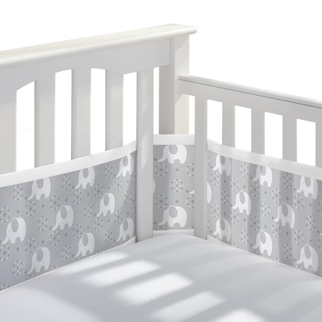 BreathableBaby Breathable Mesh Liner for FullSize Cribs, Classic 3mm