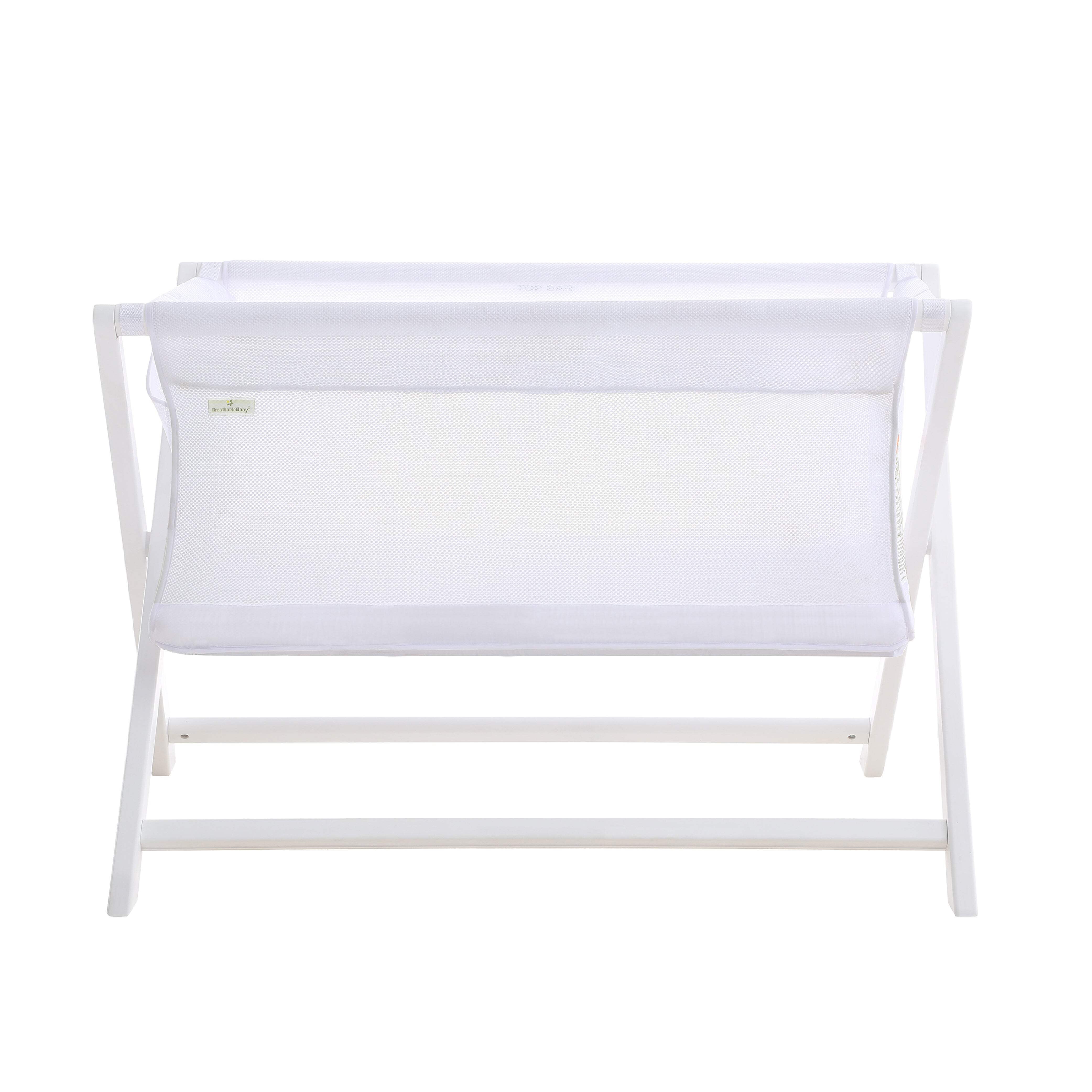 BreathableBaby Breathable Mesh Portable Sleeper – White