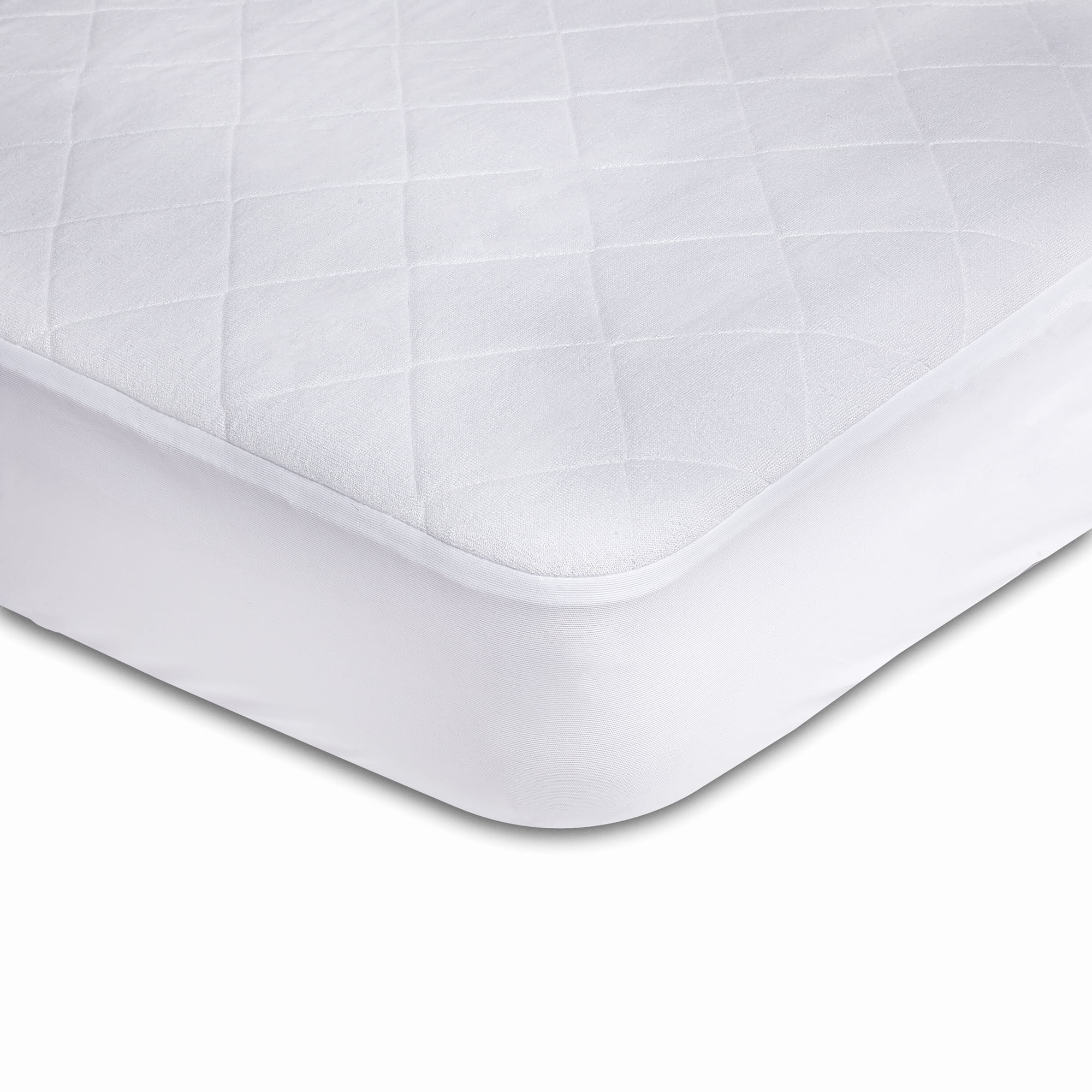 BreathableBaby Max Comfort Waterproof Crib Mattress Pad – White