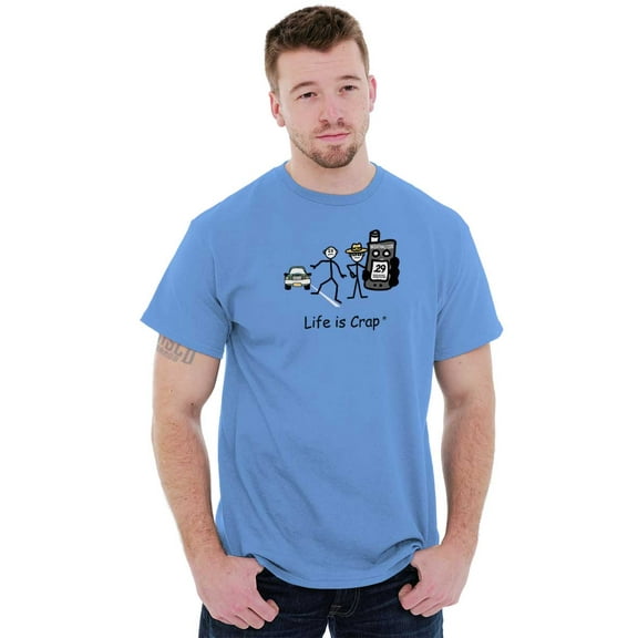 Breathalyzer DUI Test Intoxicated Plus Size Crewneck Graphic Tee Shirt Brisco Brands 2X