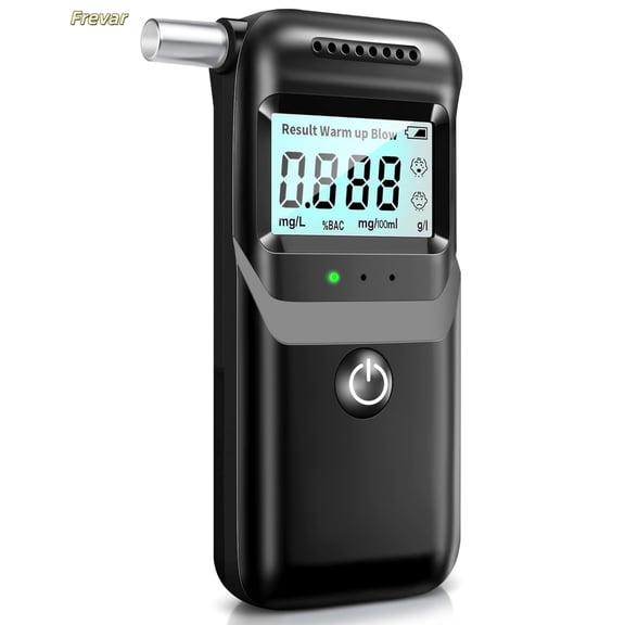 Breathalyzer, New Breathalyzers for Alcohol with LCD Digital Display Personal Portable Alcohol Breathalyzer Tester with 5 Mouthpieces for Home and Party Use