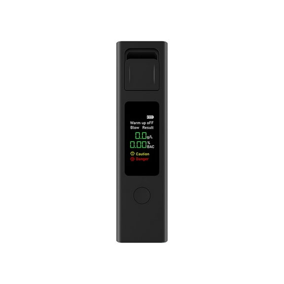 Breathalyzer Non-Contacting Alcohol Tester Mini Alcohol Detector High Accuracy USB Rechargeable With Digital Display Alarm ,Fast and Easy