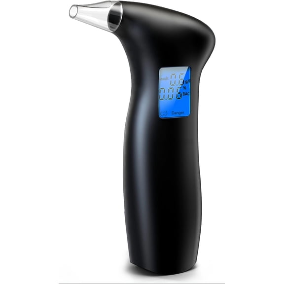 Breathalyzer with LCD Display Portable Personal Tester for Home or Party Use
