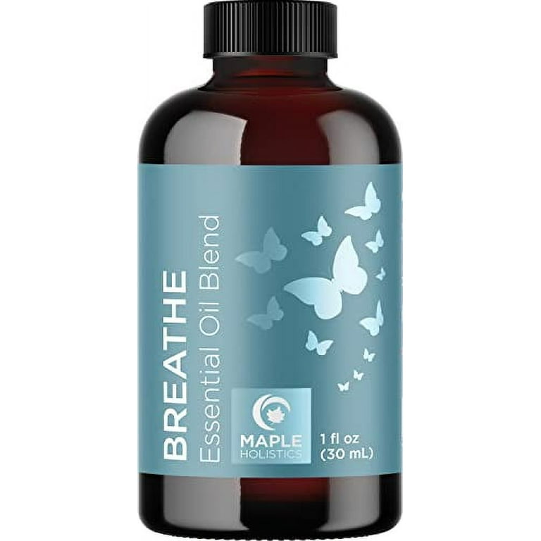 Breathe Blend Essential Oil for Diffuser - Invigorating Breathe Essential  Oil Blend with Eucalyptus Peppermint Tea Tree and Mint Essential Oils for  Diffusers for Home and Shower Aromatherapy 