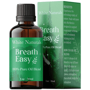 Breathe Easy Essential Oil Blend   Refreshing Aromatherapy Oil for Clear Breathing & Comfort, 100% Pure & Natural Essential Oils for Freshness, 1oz