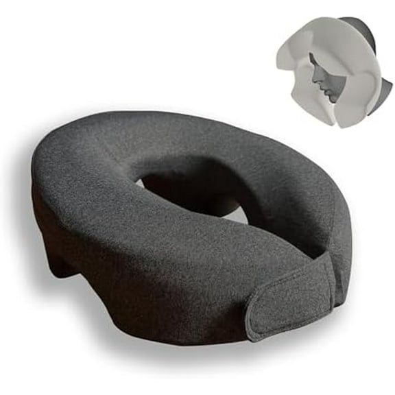 Breathe Easy Face Down Pillow - Ergonomic Stomach Sleeper Pillow for Prone Sleeping - Adjustable Headrest - Ideal for Post-Eye Surgery Recovery